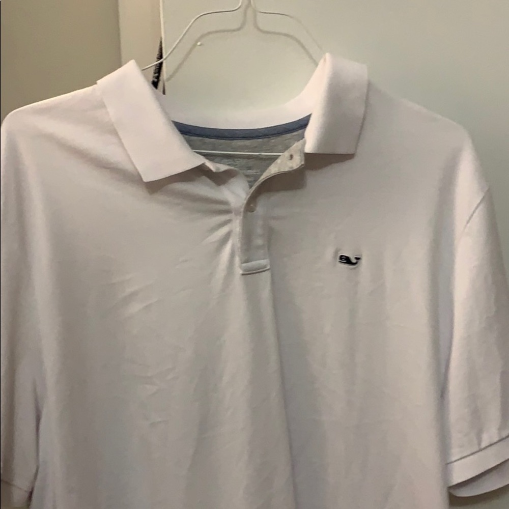 White vineyard vines polo XL